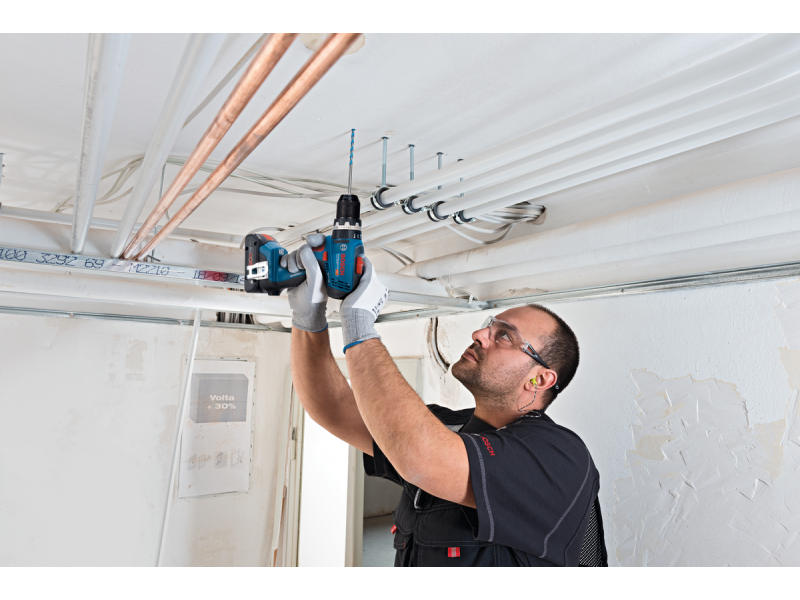 Akumulatorski udarni vrtalni vijačnik Bosch GSB 18V-65, 06019N3306